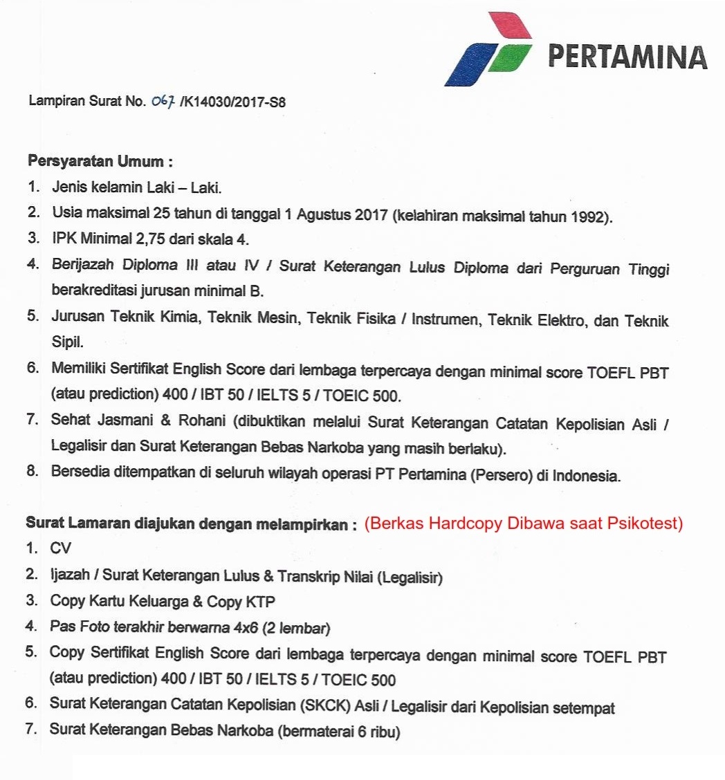 Pt Pertamina Persero Refinery Unit V Balikpapan Polnes