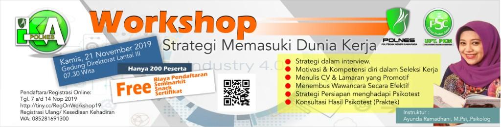 workshop memasuki dunia kerja kcl