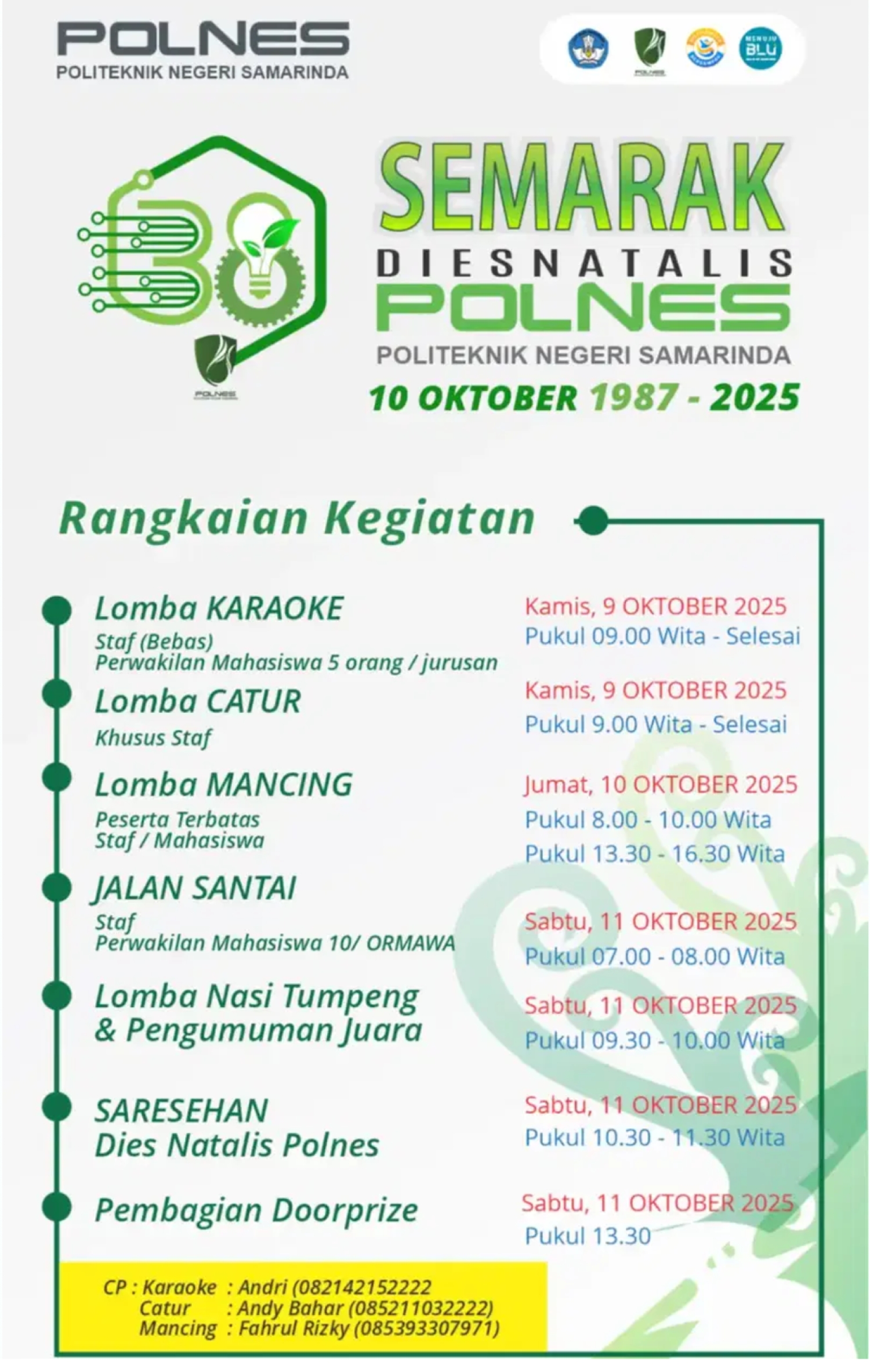 Semarak Dies Natalis POLNES ke-38 Tahun 2025