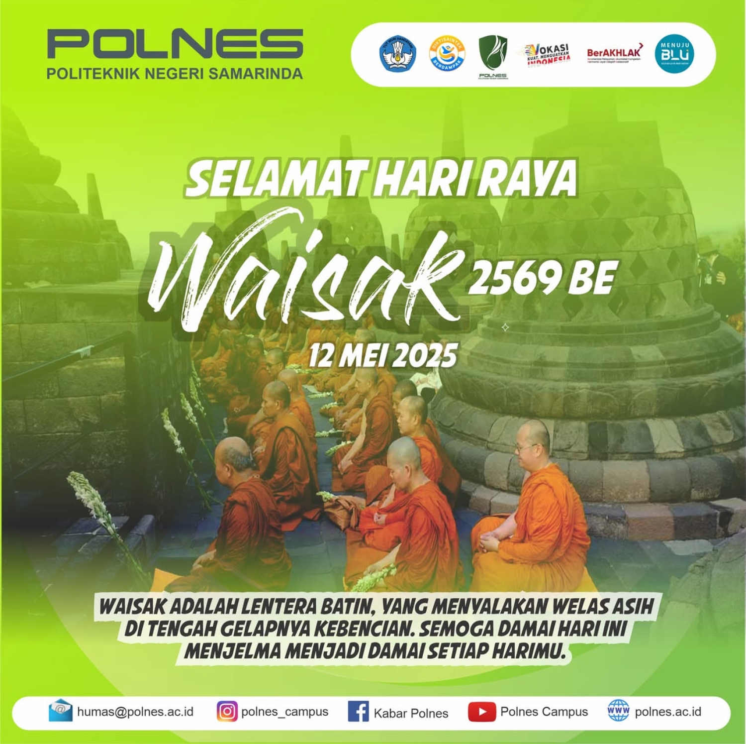 Selamat Hari Raya Waisak 2569 BE