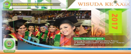 UPDATE, Jadwal Pendaftaran Wisuda POLNES XXIX Tahun 2017