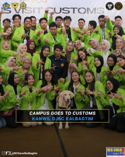 Politeknik Negeri Samarinda (Polnes) melaksanakan "Campus Goes To Customs" ke Kantor Wilayah Direktorat Jenderal Bea dan Cukai (DJBC)