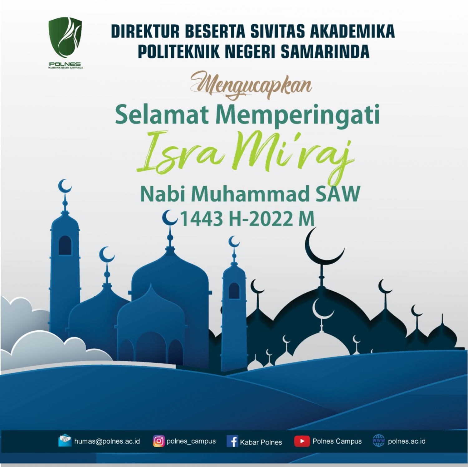 Memperingati Isra Mi&rsquo;raj Nabi Muhammad SAW  1443 H-2022 M