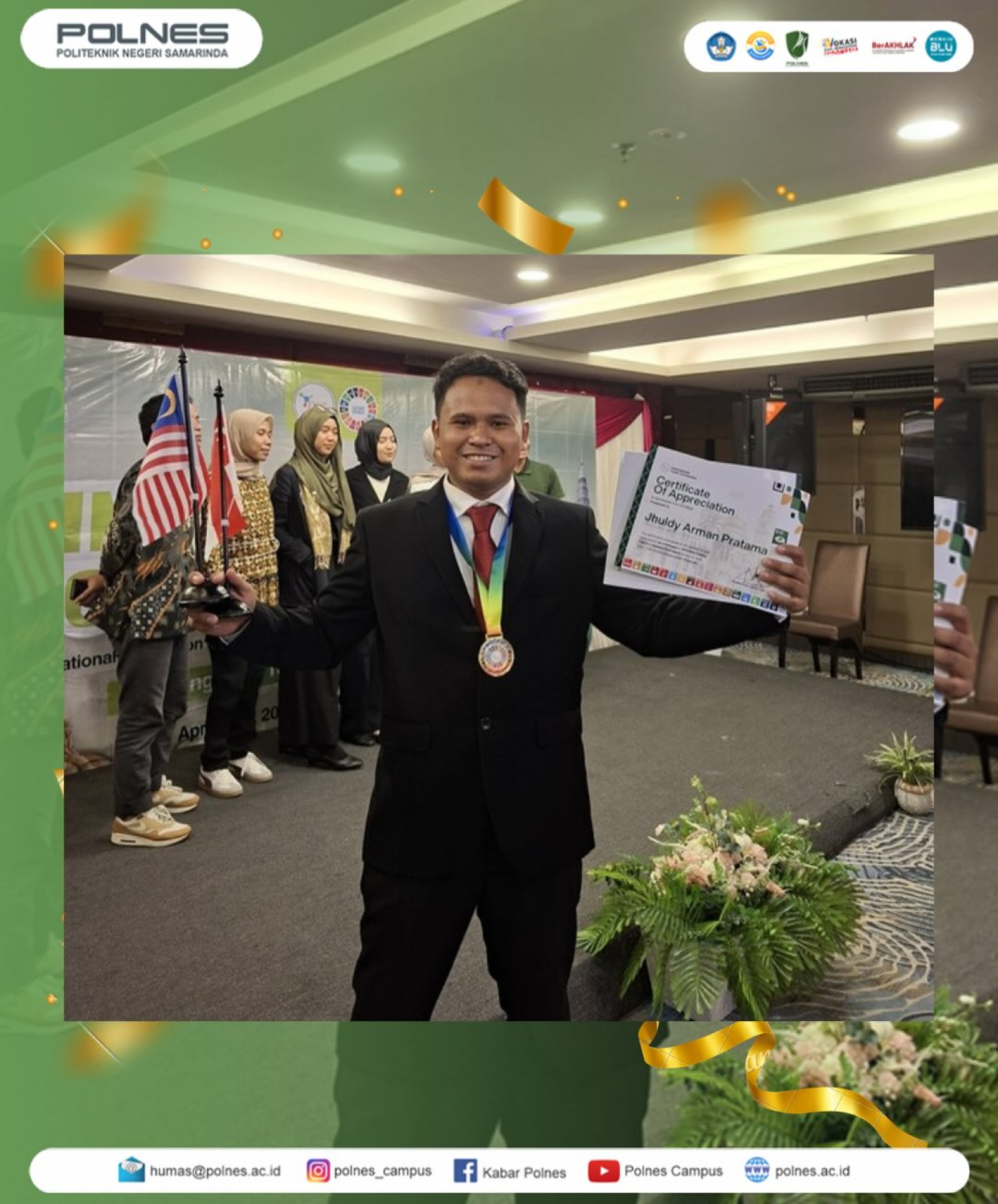 Reputasi Polnes di Level Dunia: Kontribusi Jhuldy Arman Pratama sebagai Representasi Kualitas Alumni dalam International Youth Connection di Singapore &amp; Malaysia