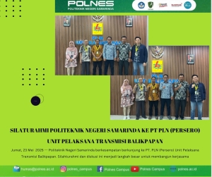 SILATURAHMI POLITEKNIK NEGERI SAMARINDA KE PT PLN (Persero) UNIT PELAKSANA TRANSMISI BALIKPAPAN
