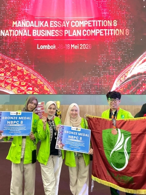 Mahasiswa Berprestasi Politeknik Negeri Samarinda! Polnes berhasil menang di National Business Plan Competition (NBPC 8)