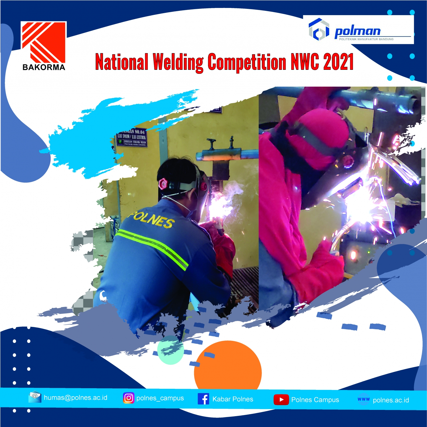 Polnes Ikut serta dalam kompetisi National Welding Competition NWC 2021