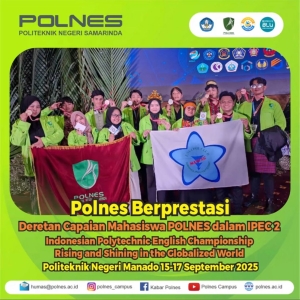 Bangga! Deretan Mahasiswa Berprestasi Polnes dalam IPEC 2 Indonesian Polytechnic English Championship di Politeknik Negeri Manado