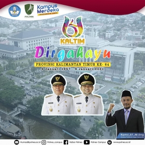 Dirgahayu Provinsi Kalimantan Timur Ke 64 tahun