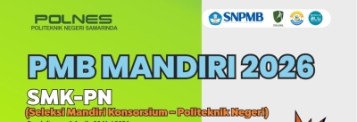 PENGUMUMAN DAFTAR NAMA LOLOS MURNI SELEKSI MANDIRI KONSORSIUM POLITEKNIK NEGERI (SMK-PN) TAHUN 2026