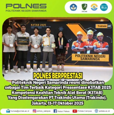 Polnes Berprestasi! POLNES berhasil meraih predikat &ldquo;Tim Terbaik Kategori Presentasi K3TAB 2025